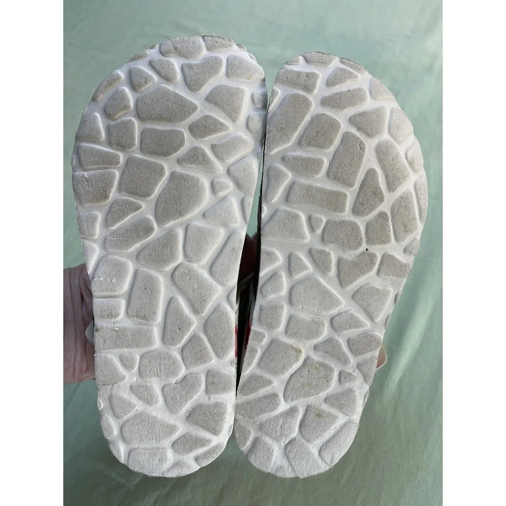 Giulia Palai Girls Kids Sandals Size‎ 1 Pretty! Floral And White